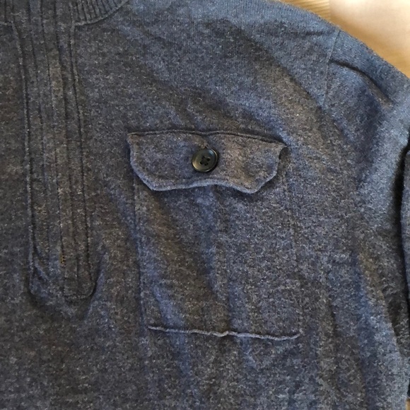 1/4 zip sweater w/ pocket - Picture 3 of 6